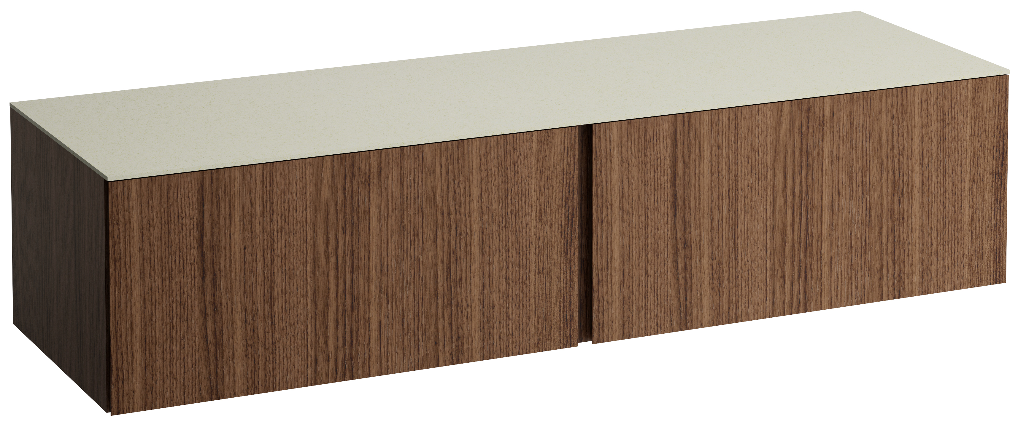 Laufen Il Bagno Alessi skrinka s pracovnou doskou 160x50x37 cm závesné pod umývadlo H4313300976301