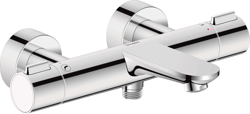 Duravit Wave vaňová/sprchová batéria nástenná s termostatom chrómová WA5220000010