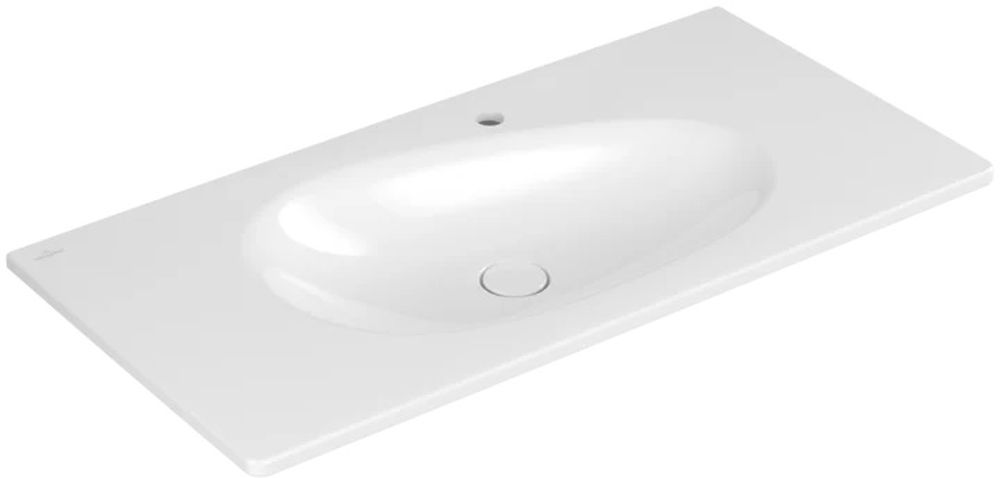 Villeroy & Boch Antao umývadlo 100x50 cm obdĺžnik umývadlo na nábytok biela 4A76ABR1