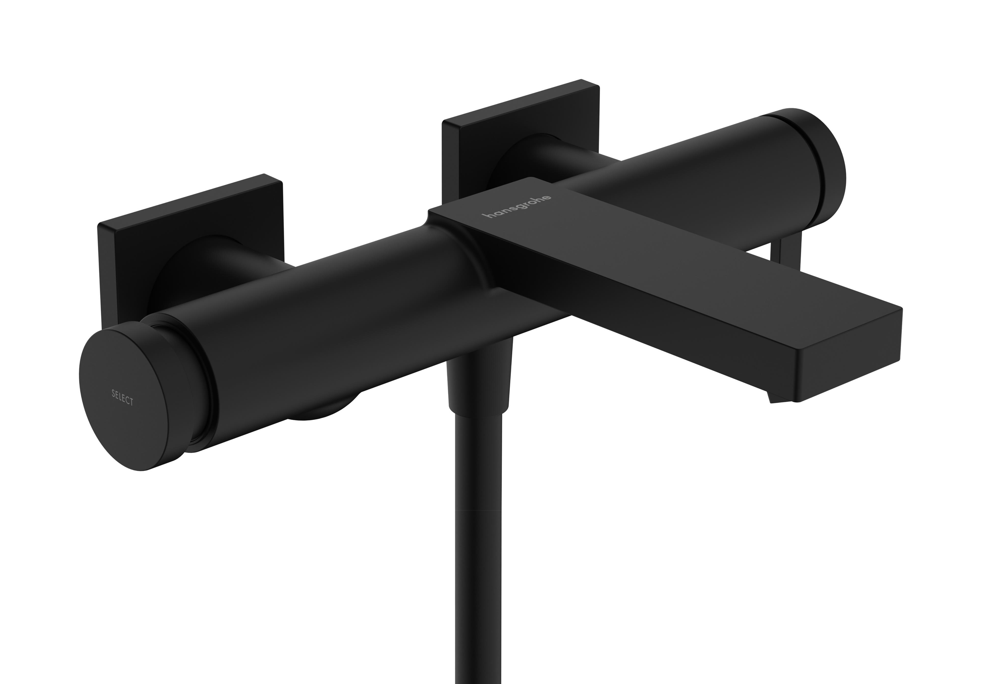 Hansgrohe Tecturis E vaňová/sprchová batéria nástenná čierna 73420670