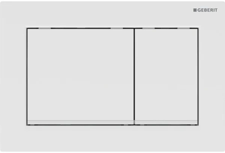 Geberit Omega splachovacie tlačidlo do toalety biela 115.080.11.1