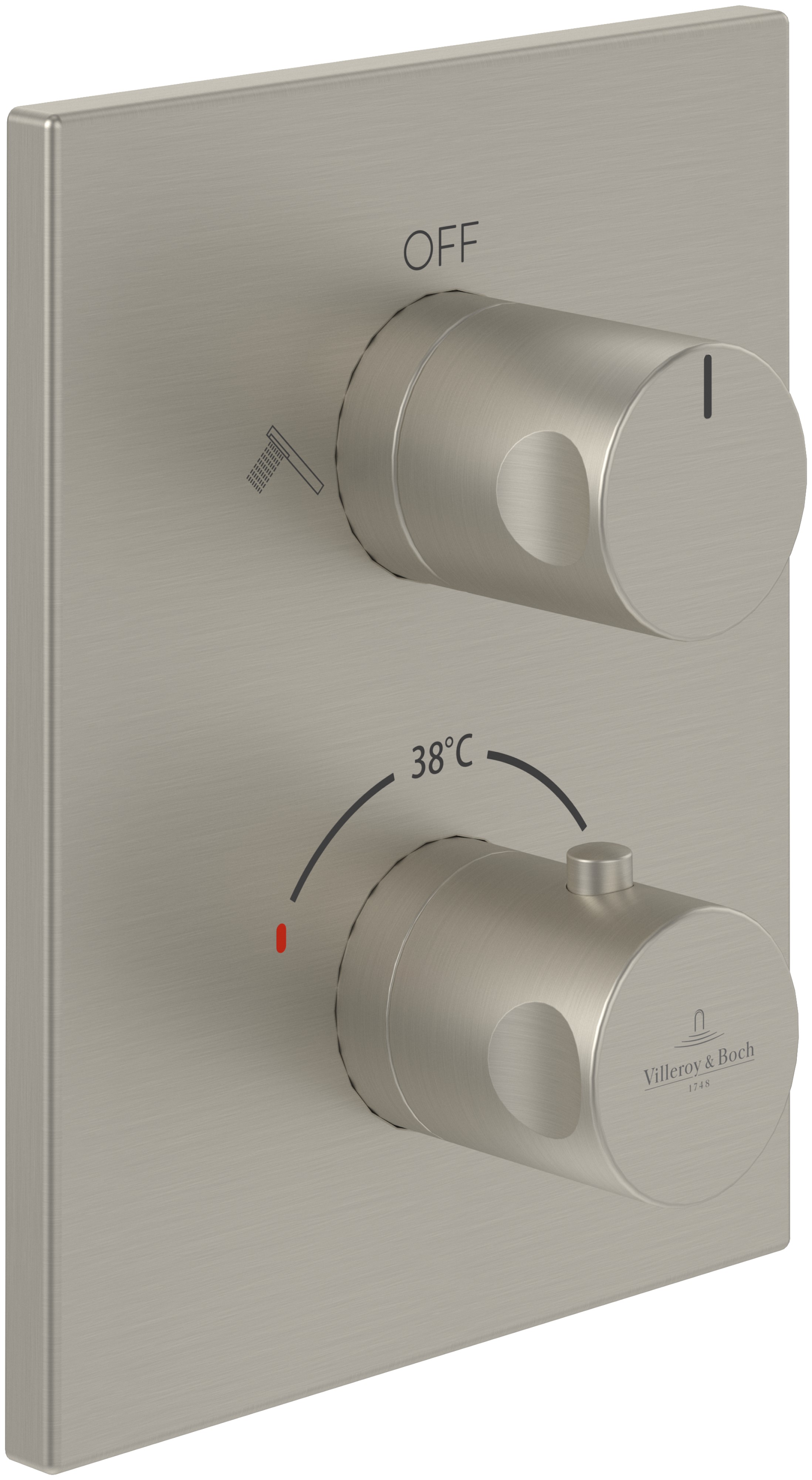 Villeroy & Boch Universal Taps & Fittings vaňová/sprchová batéria podomietková s termostatom || TVD00065300064