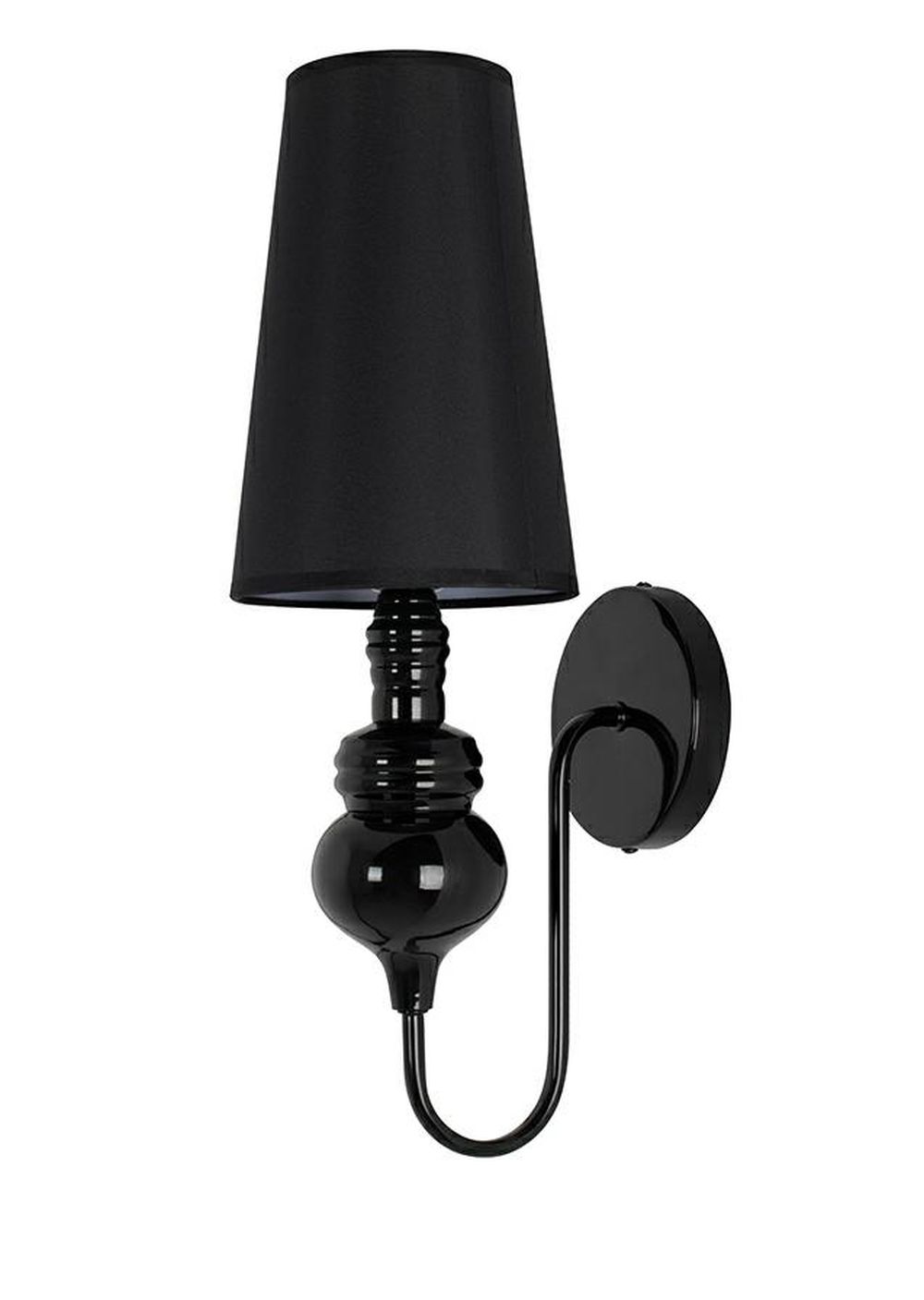 Moosee Queen nástenná lampa 1x60 W čierna MSE010100225