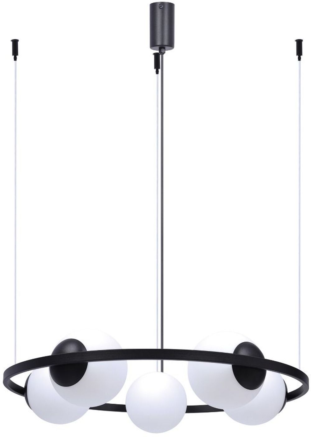 Zuma Line Orbit závesné svietidlo 5x40 W čierna 5011