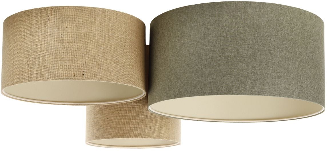 BPS Koncept Boho Ellegant stropné svietidlo 3x60 W zelená-hnedá 080-081