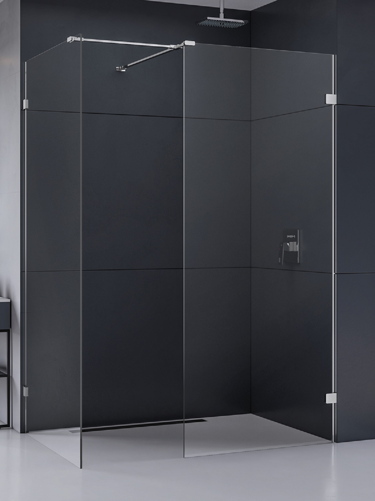 New Trendy Eventa sprchový kút walk-in 120x90 cm chromová lesklé/priehľadné sklo EXK-4654