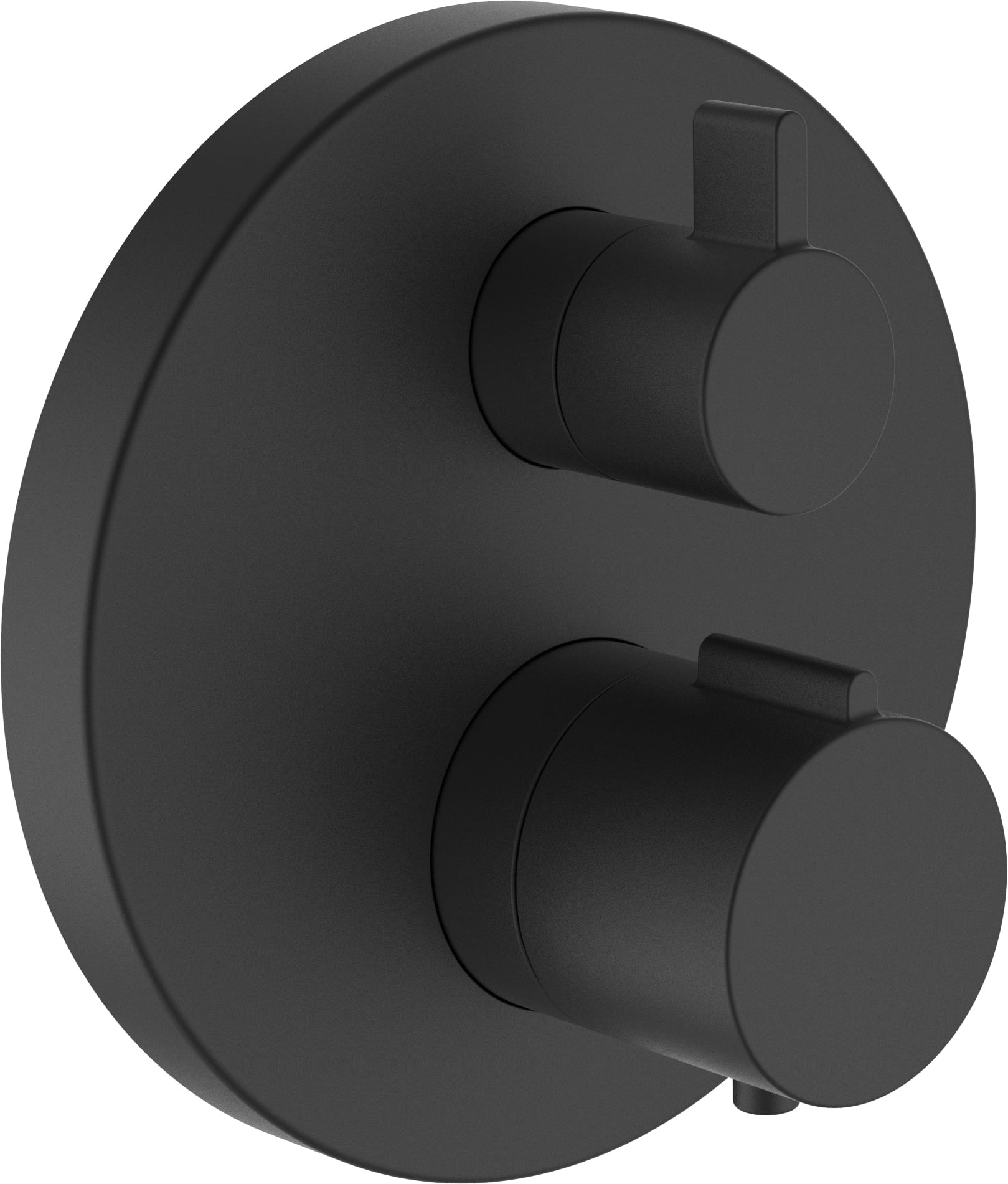 Laufen City Therm vaňová/sprchová batéria podomietková s termostatom čierna HF905475428000