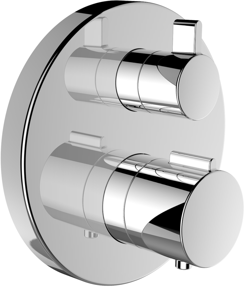 Laufen City Therm vaňová/sprchová batéria podomietková s termostatom chrómová HF905475100000