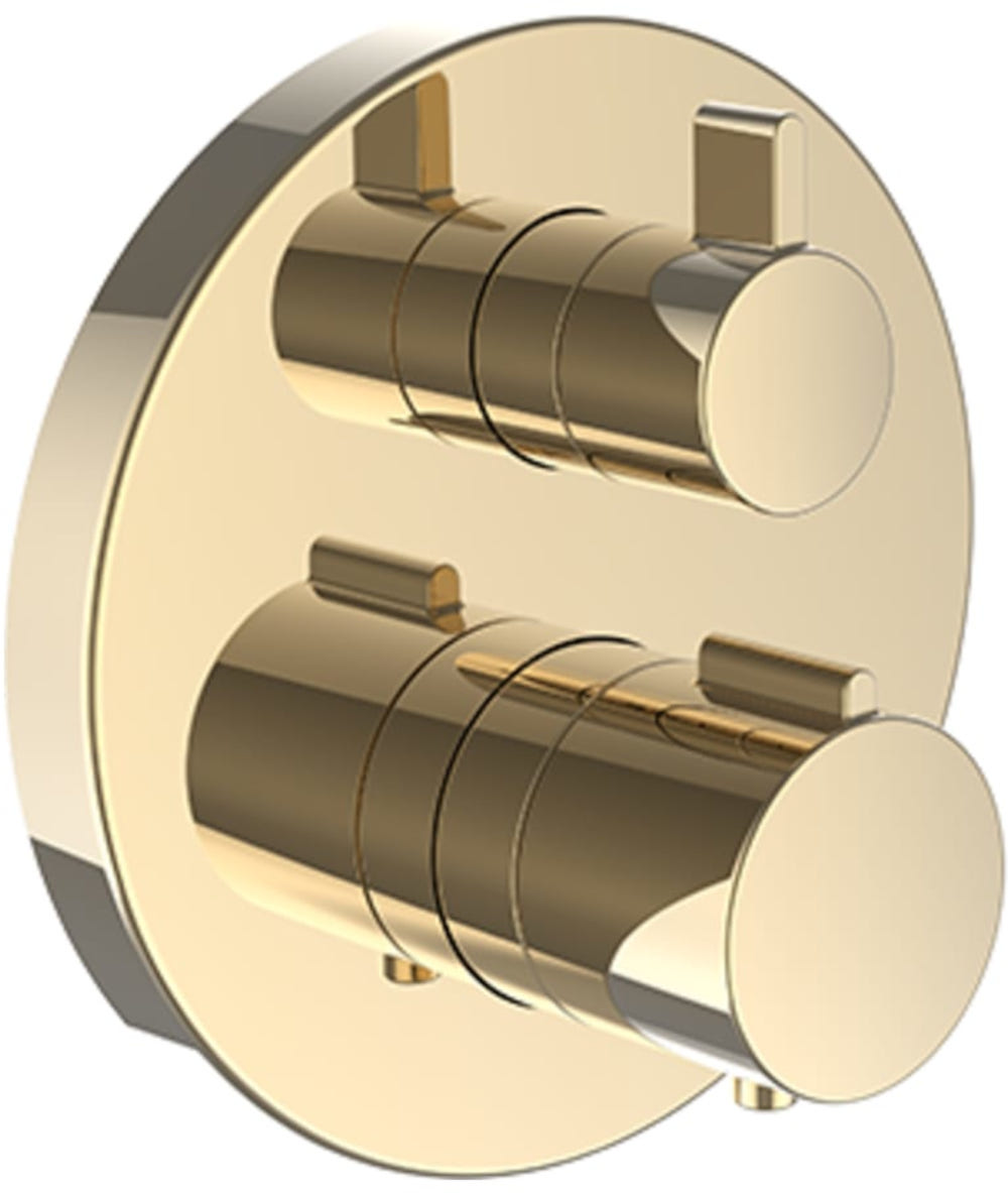 Laufen City Therm vaňová/sprchová batéria podomietková s termostatom zlatá HF905475463000