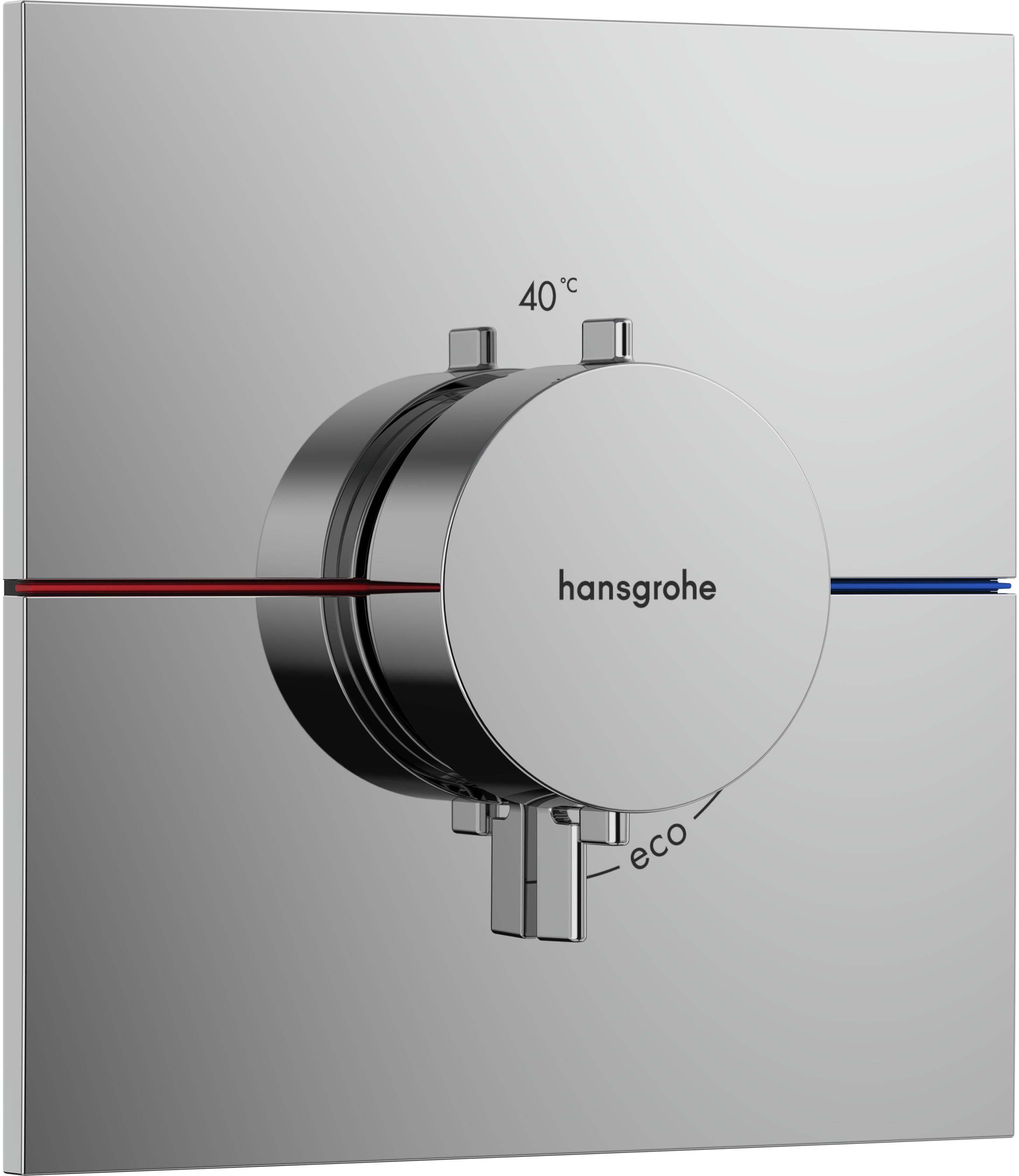 Hansgrohe ShowerSelect Comfort E sprchová batéria podomietková s termostatom chrómová 15574000