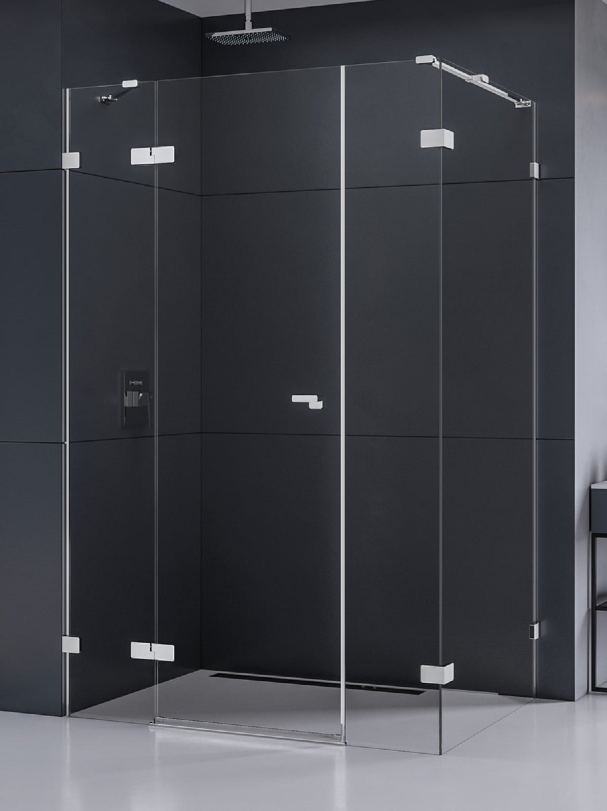 New Trendy Eventa sprchovací kút 110x90 cm štvorcová chromová lesklé/priehľadné sklo EXK-4559