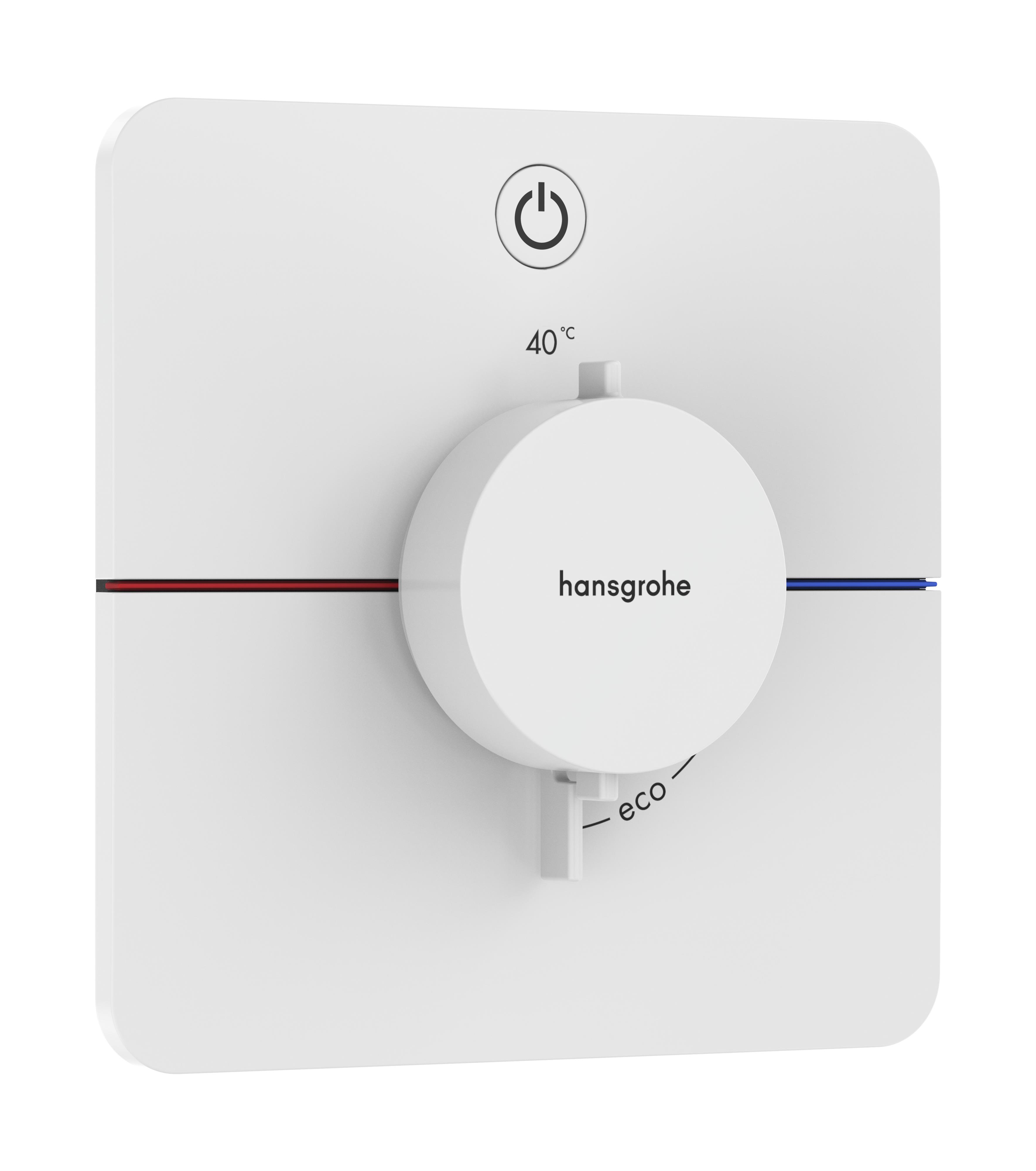 Hansgrohe ShowerSelect Comfort Q sprchová batéria podomietková s termostatom biela 15581700