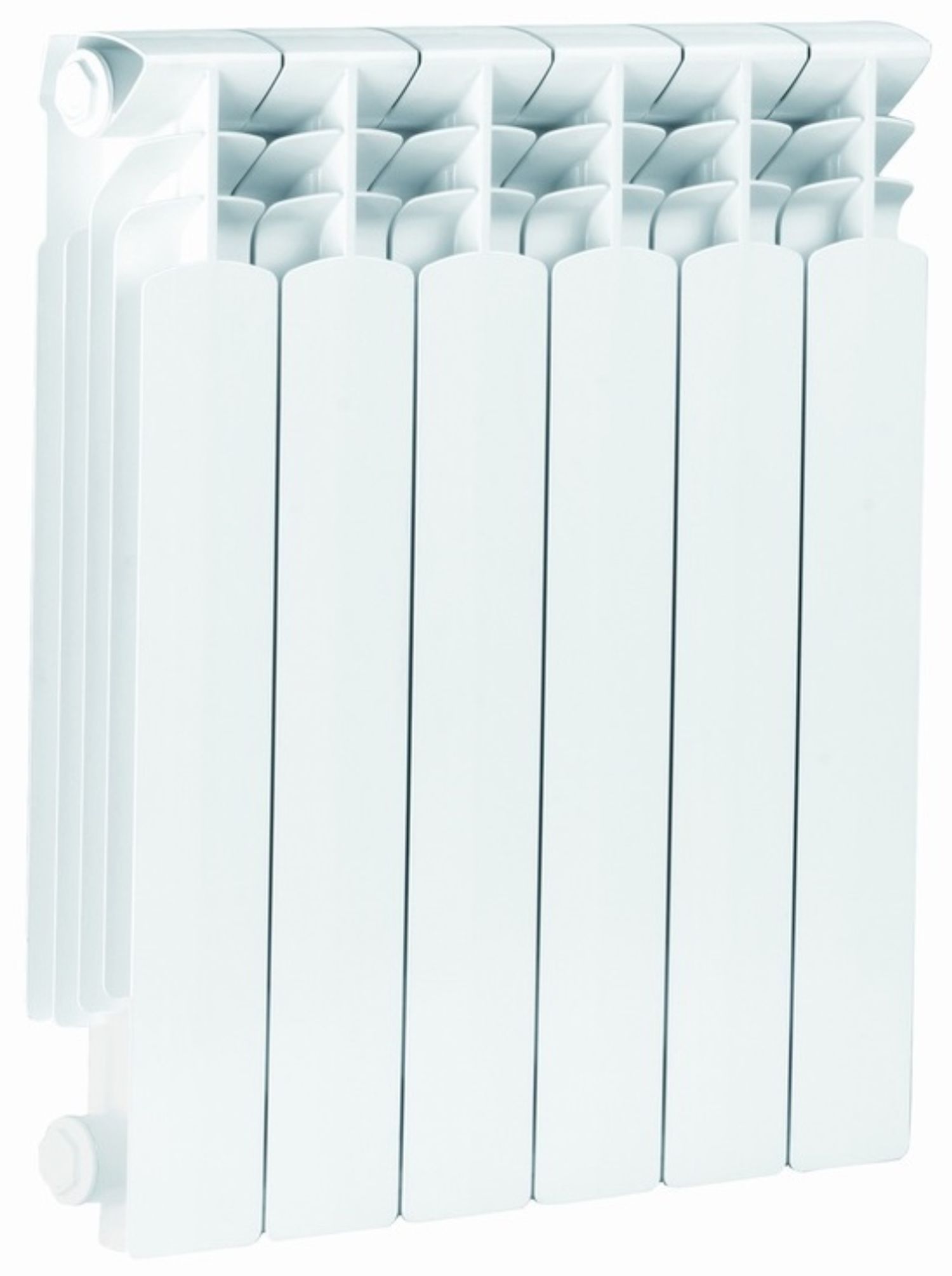 KFA Armatura G500F ohrievač do miestnosti 32.2x57.2 cm podłączenie bočné biela 789-040-44
