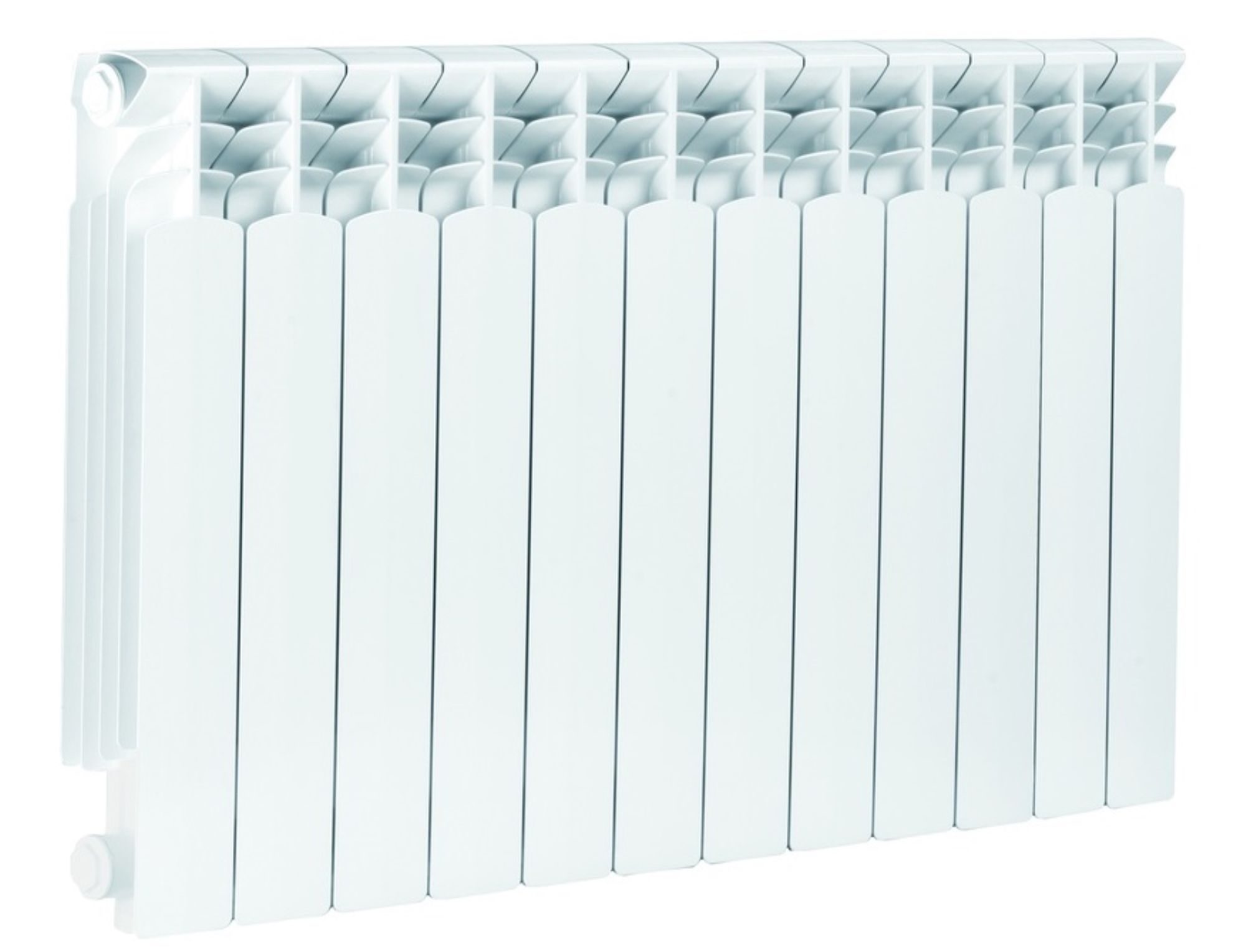 KFA Armatura G500F ohrievač do miestnosti 57.2x96.6 cm podłączenie bočné biela 789-120-44