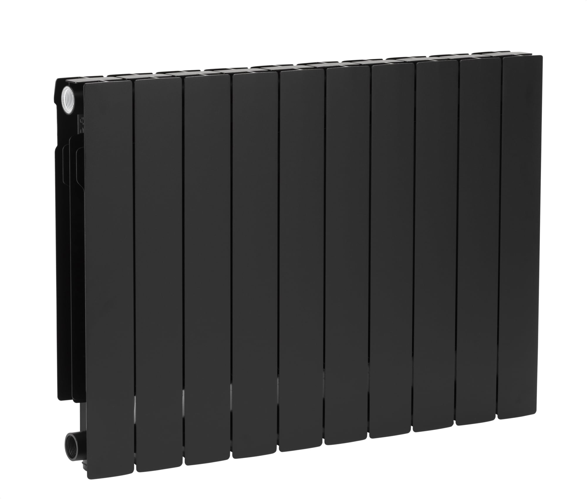 KFA Armatura ADR ohrievač do miestnosti 57x80.5 cm podłączenie bočné čierna 763-100-81