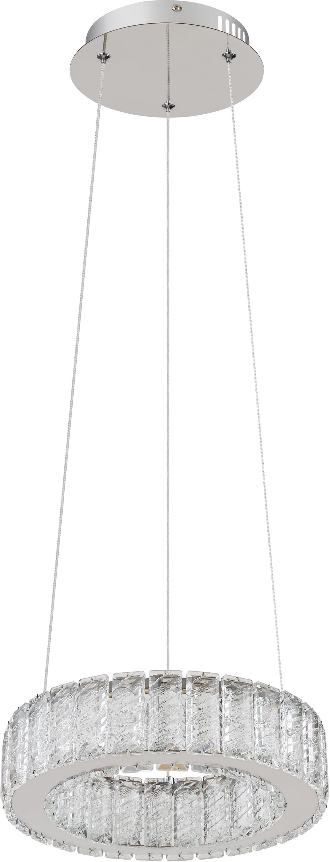 Globo Lighting Mucky závesné svietidlo 1x30 W chrómová-krištáľová 67162-30