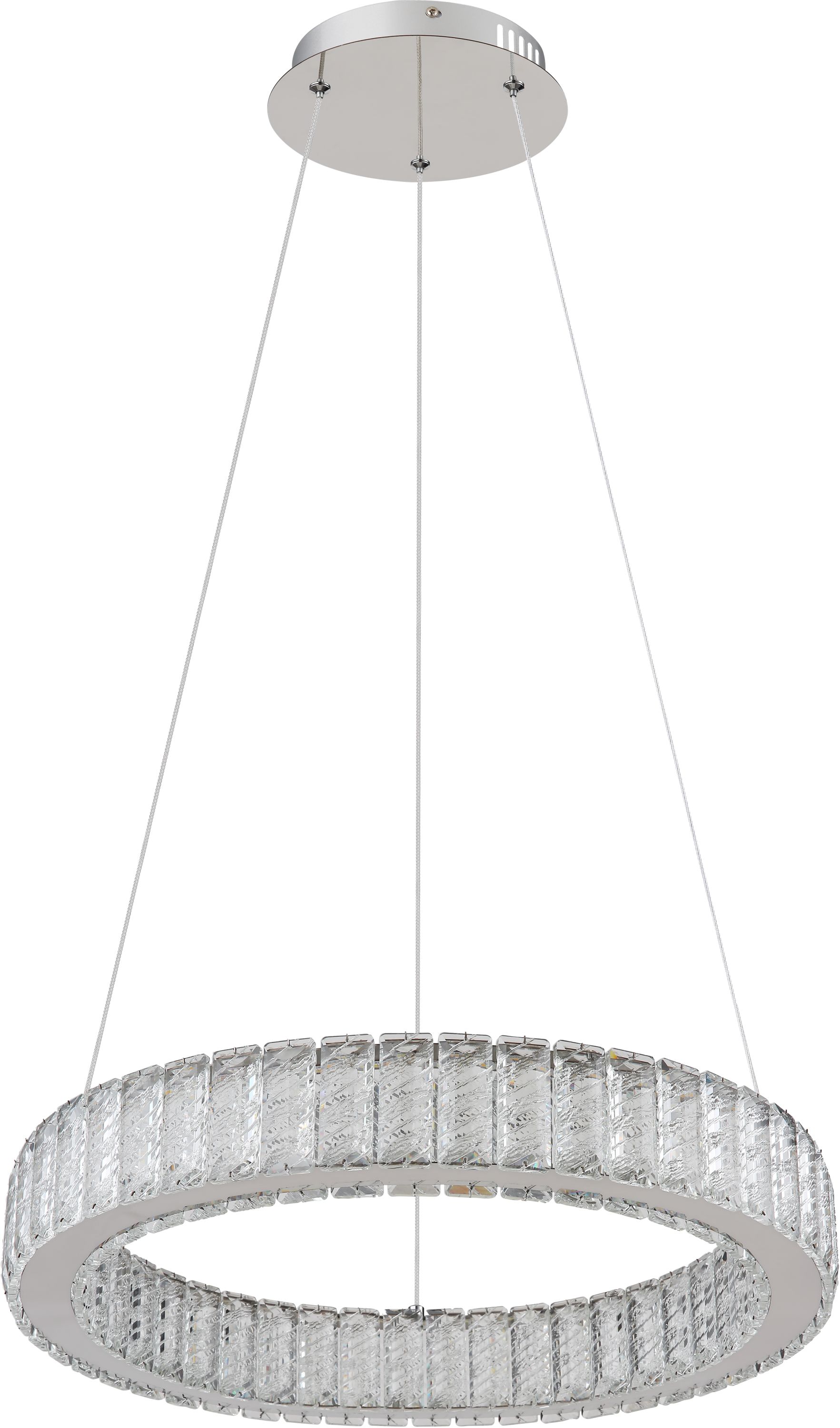Globo Lighting Mucky závesné svietidlo 1x50 W chrómová-krištáľová 67162-50