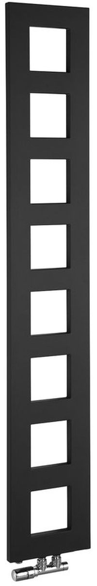 Sapho Block kúpeľňový radiátor dekoratívny 175x28 cm čierna IR182