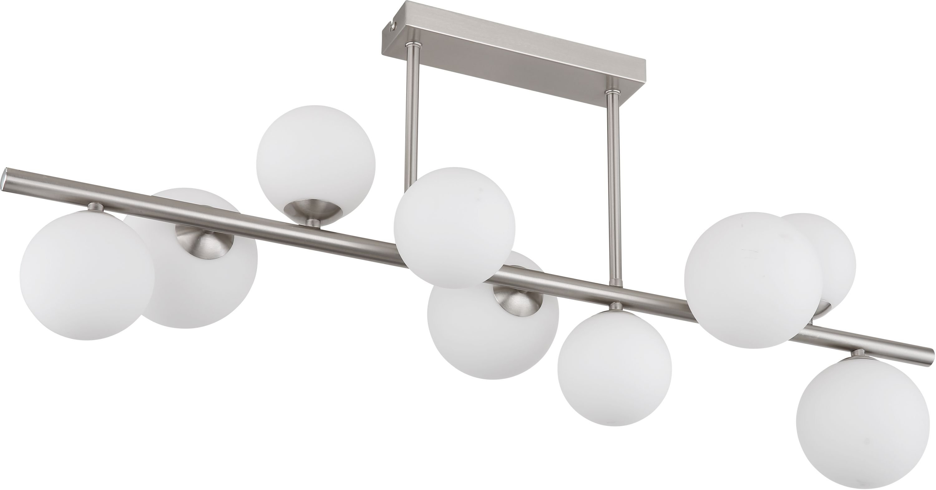 Globo Lighting Riha stropné svietidlo x3.5 W opálové sklo-niklová 56140-9D