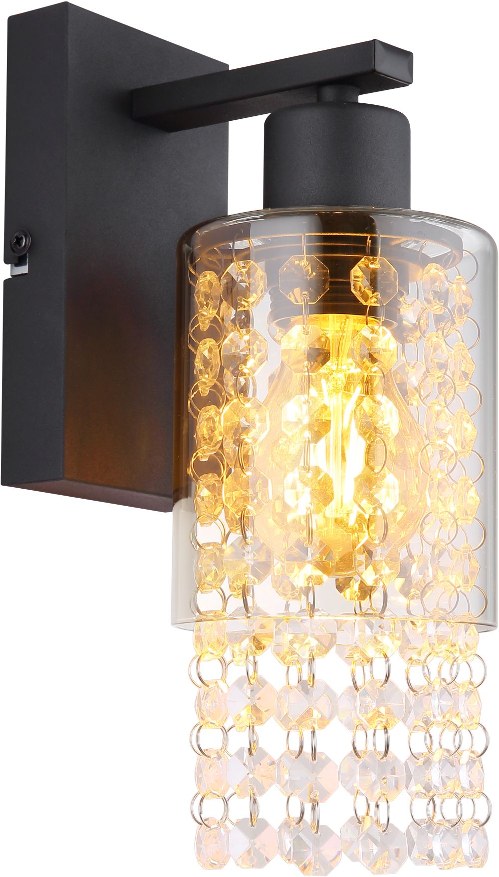 Globo Lighting Backey nástenná lampa 1x40 W mosadzná-dymová 15799W