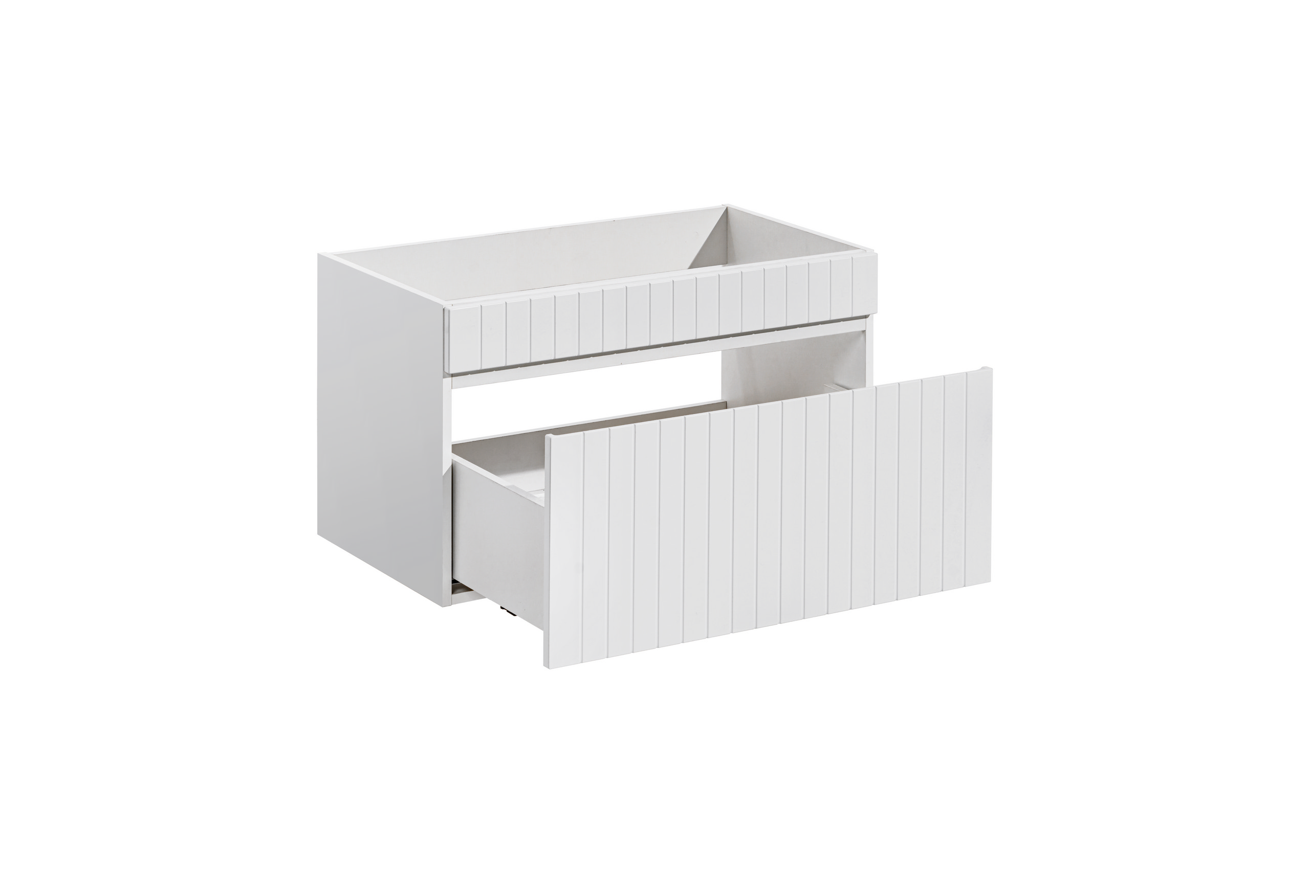 Comad Iconic White skrinka 80x45.6x46 cm závesná kúpeľňová skrinka pod umývadlo biela ICONIC WHITE 82-80-D-1S