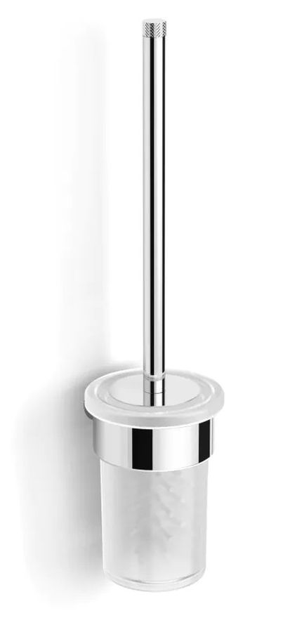 Stella Megan toaletná kefa priskrutkované chrómová-sklenená 13.430