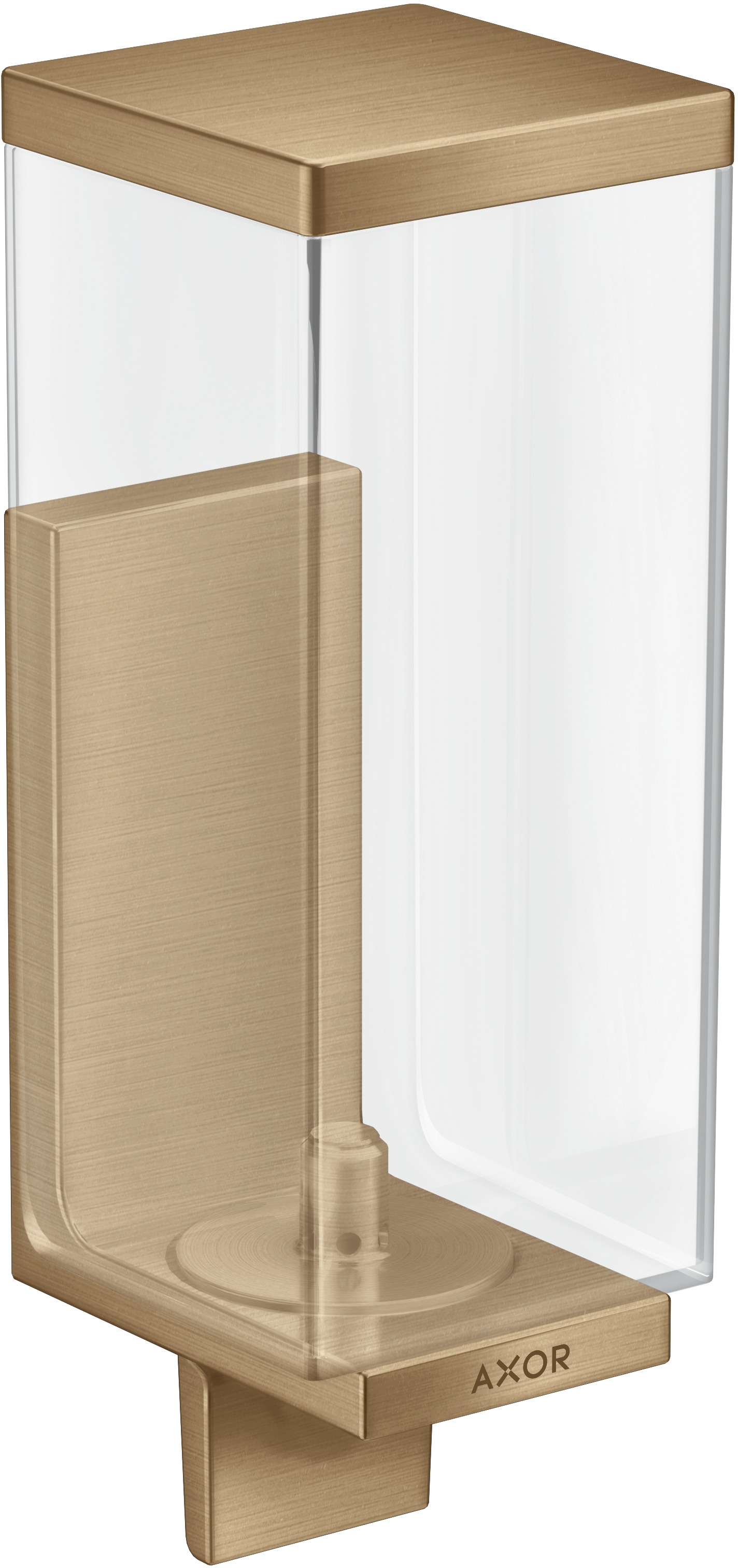 Axor Universal Rectangular dávkovač mydla 600 ml hnedá 42610140
