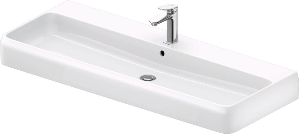Duravit Qatego umývadlo 120x47 cm obdĺžnik umývadlo na nábytok biela 2382122000