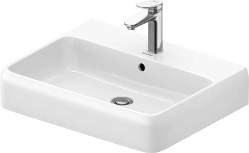 Duravit Qatego umývadlo 60x47 cm obdĺžnik umývadlo na nábytok biela 2382602000