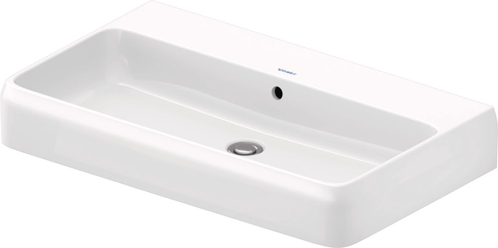Duravit Qatego umývadlo 80x47 cm obdĺžnik umývadlo na nábytok biela 2382800028