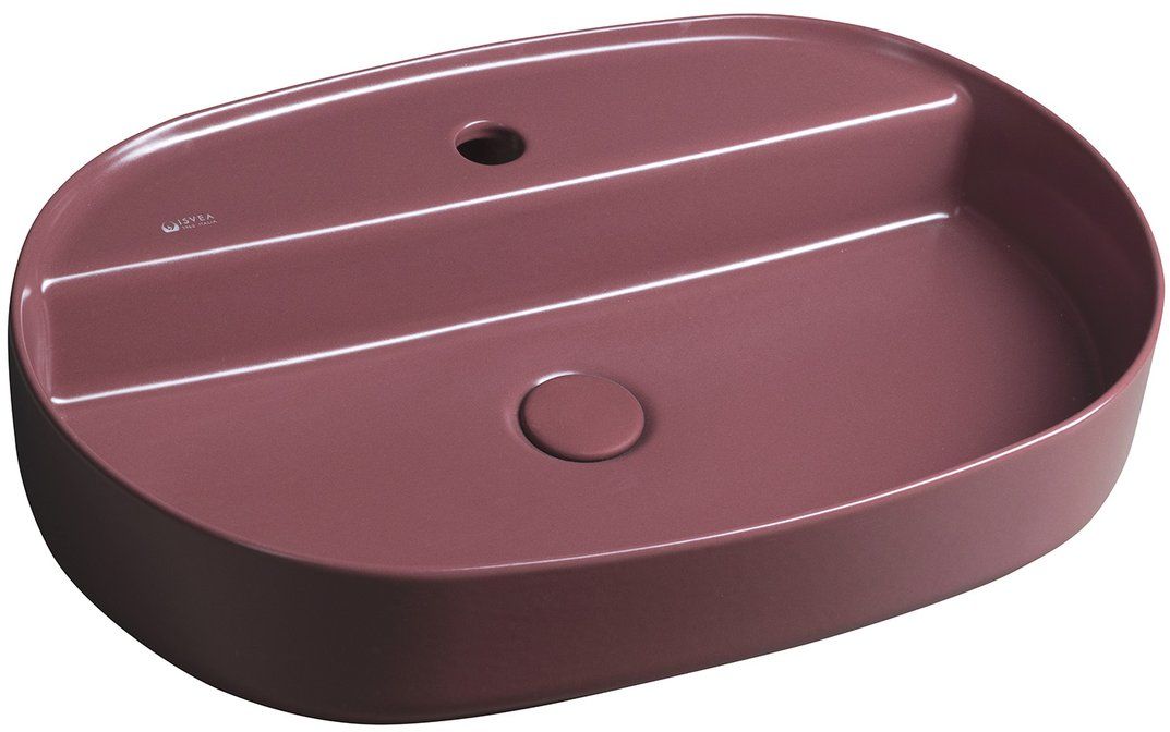 Isvea Infinity umývadlo 60x40 cm oválny pultové umývadlo 10NF65060-2R
