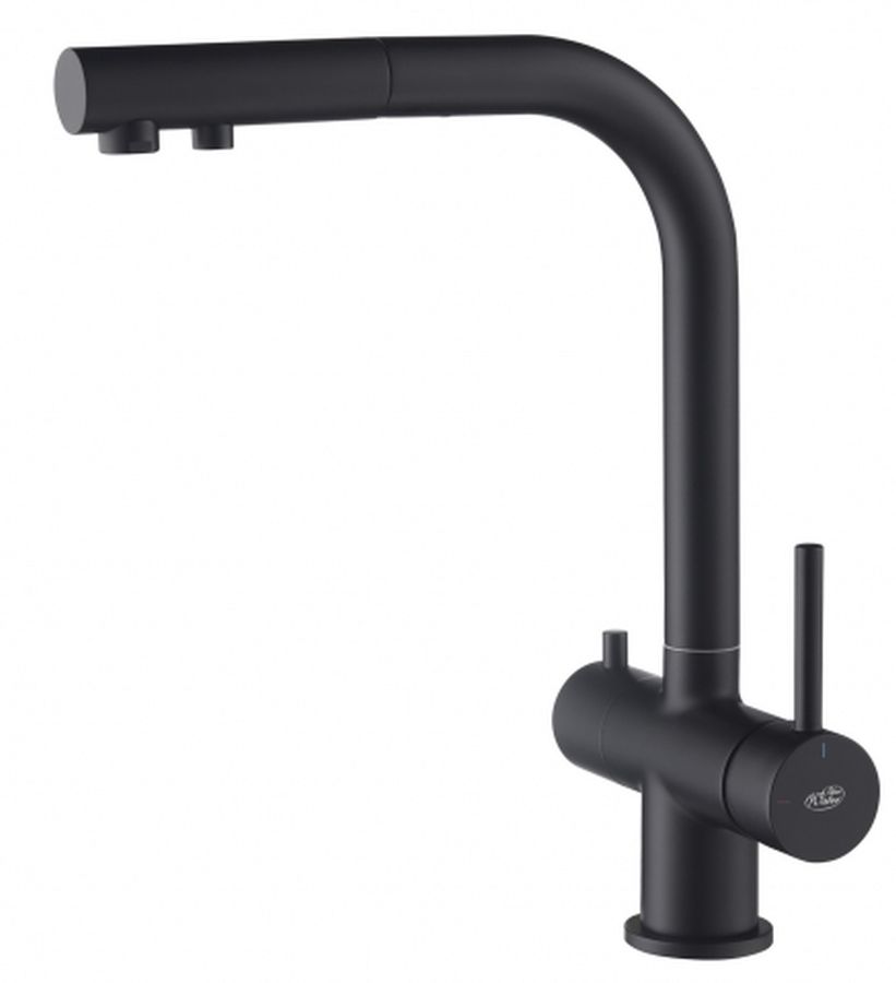 Blue Water Apala kuchynská batéria s filtrom stojánková čierna 5901730616552