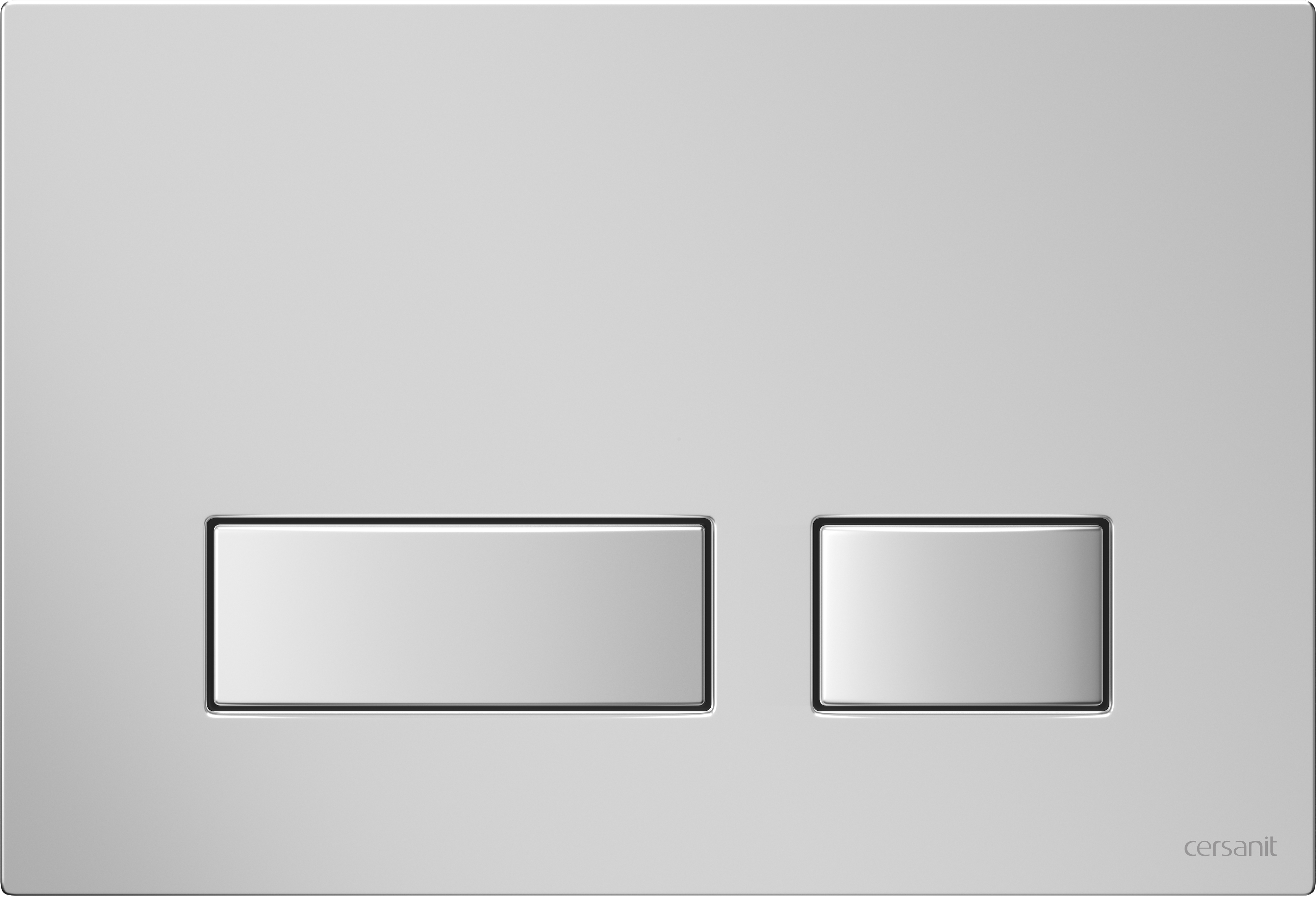 Cersanit Movi splachovacie tlačidlo do toalety matný chróm K97-513