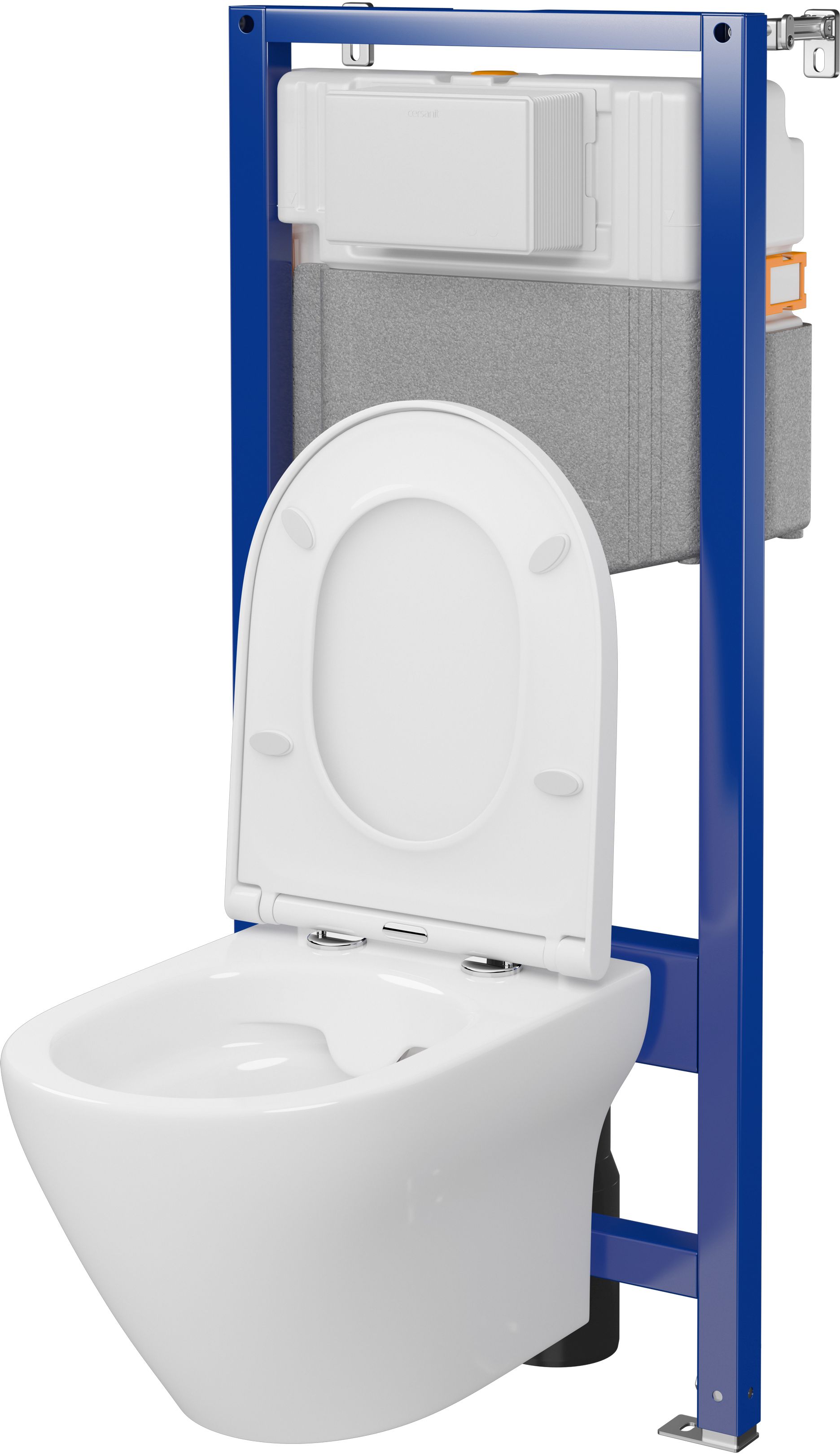 Cersanit Larga wc súprava rám + misa + sedadlo S701-823