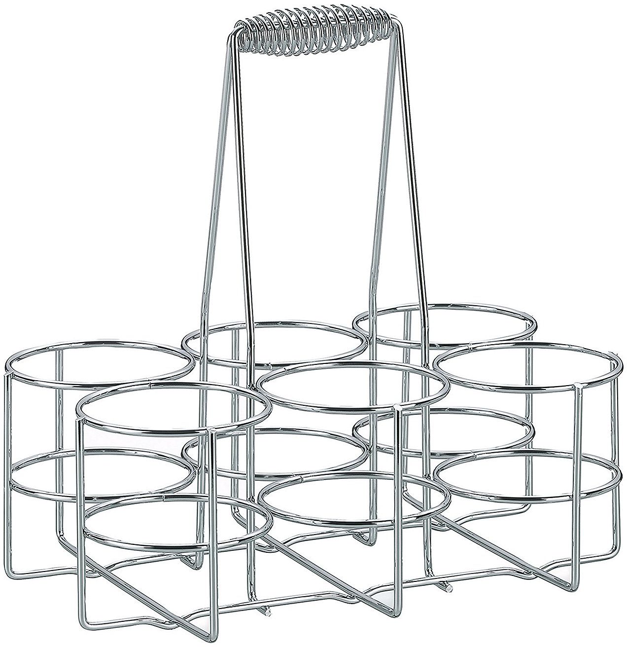 Kela Loop Metal stojan na fľaše 31x21x31 cm chrómová 49880