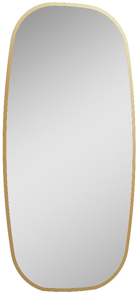 Elita zrkadlo 45x90 cm s osvetlením zlatá RE060450015570