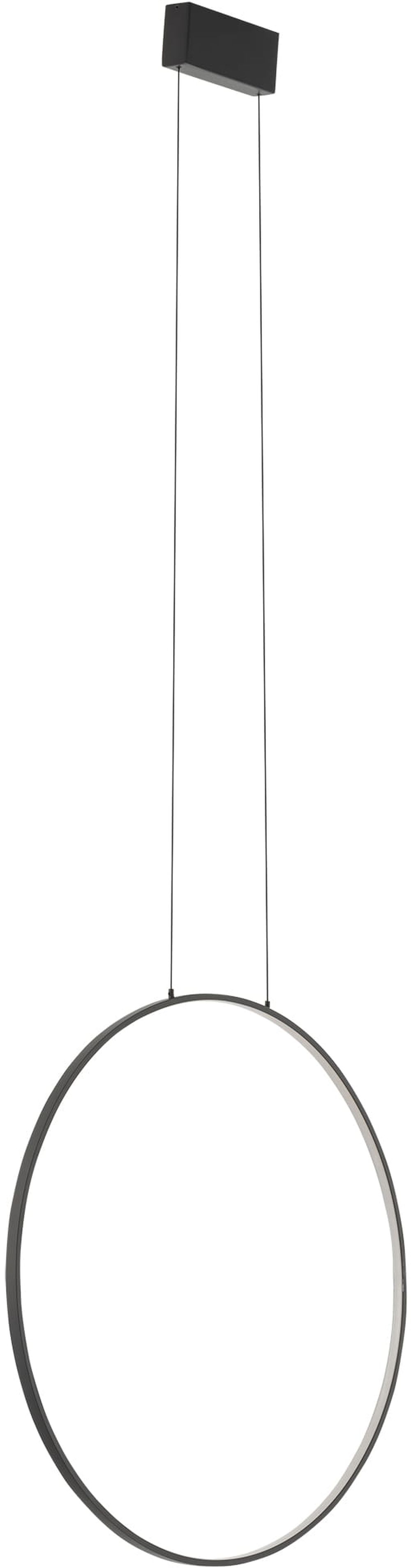Nowodvorski Lighting Circolo závesné svietidlo 1x21 W čierna 10861