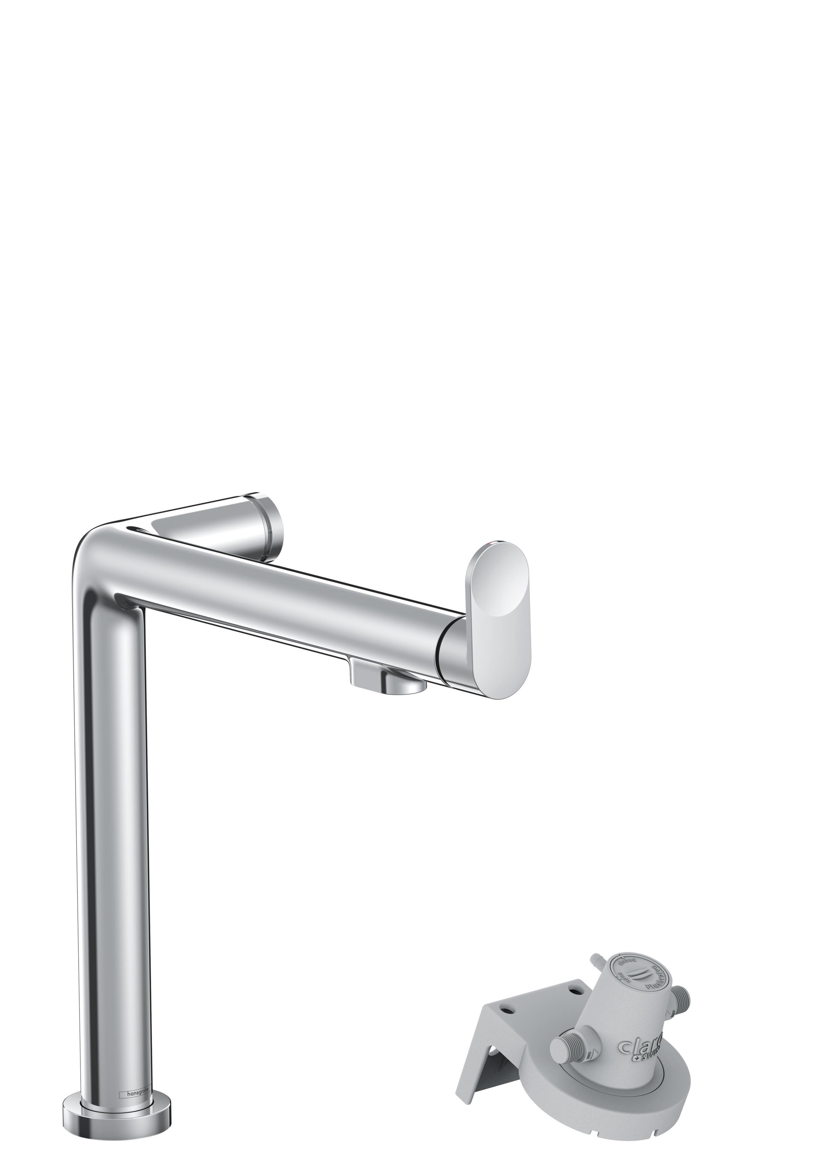 Hansgrohe Aqittura M91 batéria pre vodný filter stojaca chrómová 76804000