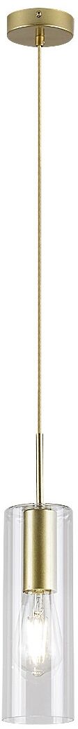 Rabalux Esta závesné svietidlo 1x40 W priehľadná-zlatá 72050