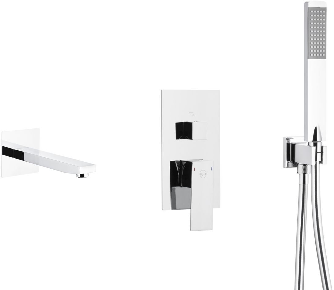 KFA Armatura Logon súprava vaňová/sprchová podomietková chrómová 5139-401-00