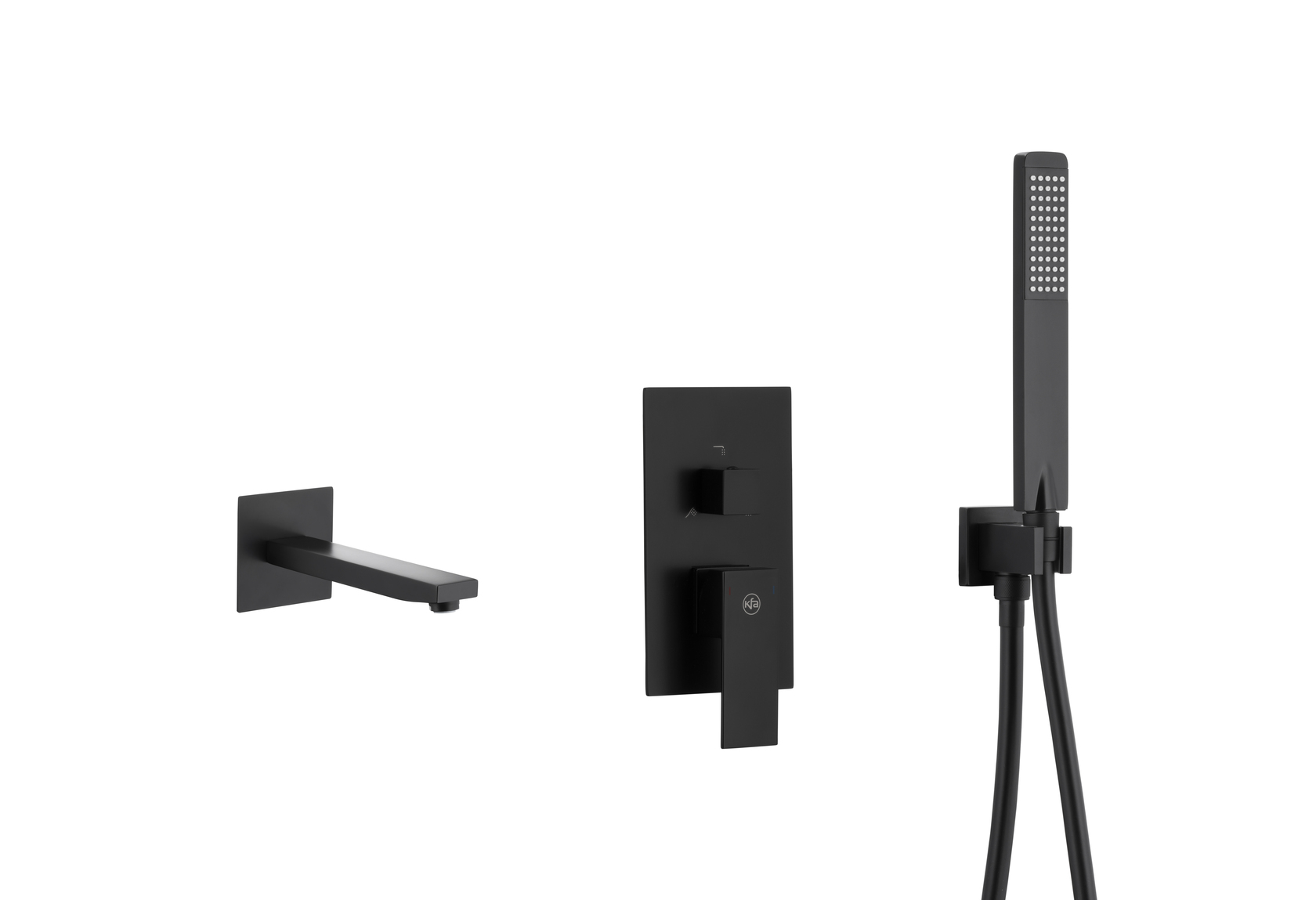 KFA Armatura Logon Black vaňová/sprchová batéria podomietková čierna 5139-401-81