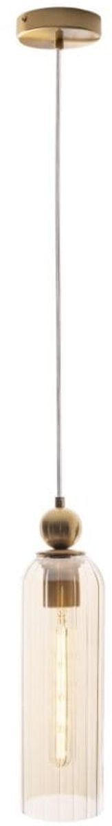 MaxLight Campanila závesné svietidlo 1x40 W mosadzná-šampanská P0510