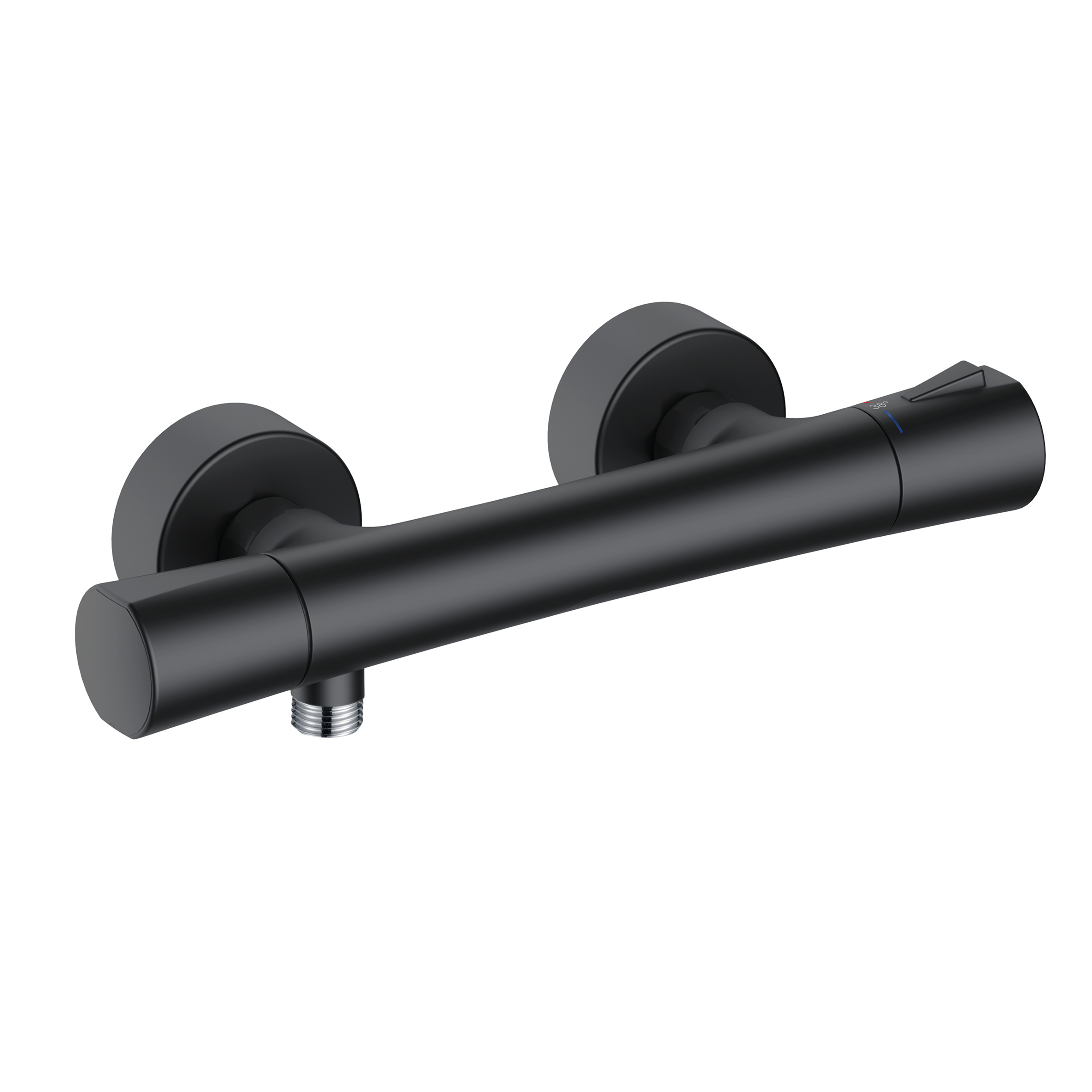 Kludi Zenta SL sprchová batéria nástenná s termostatom čierna 351003938