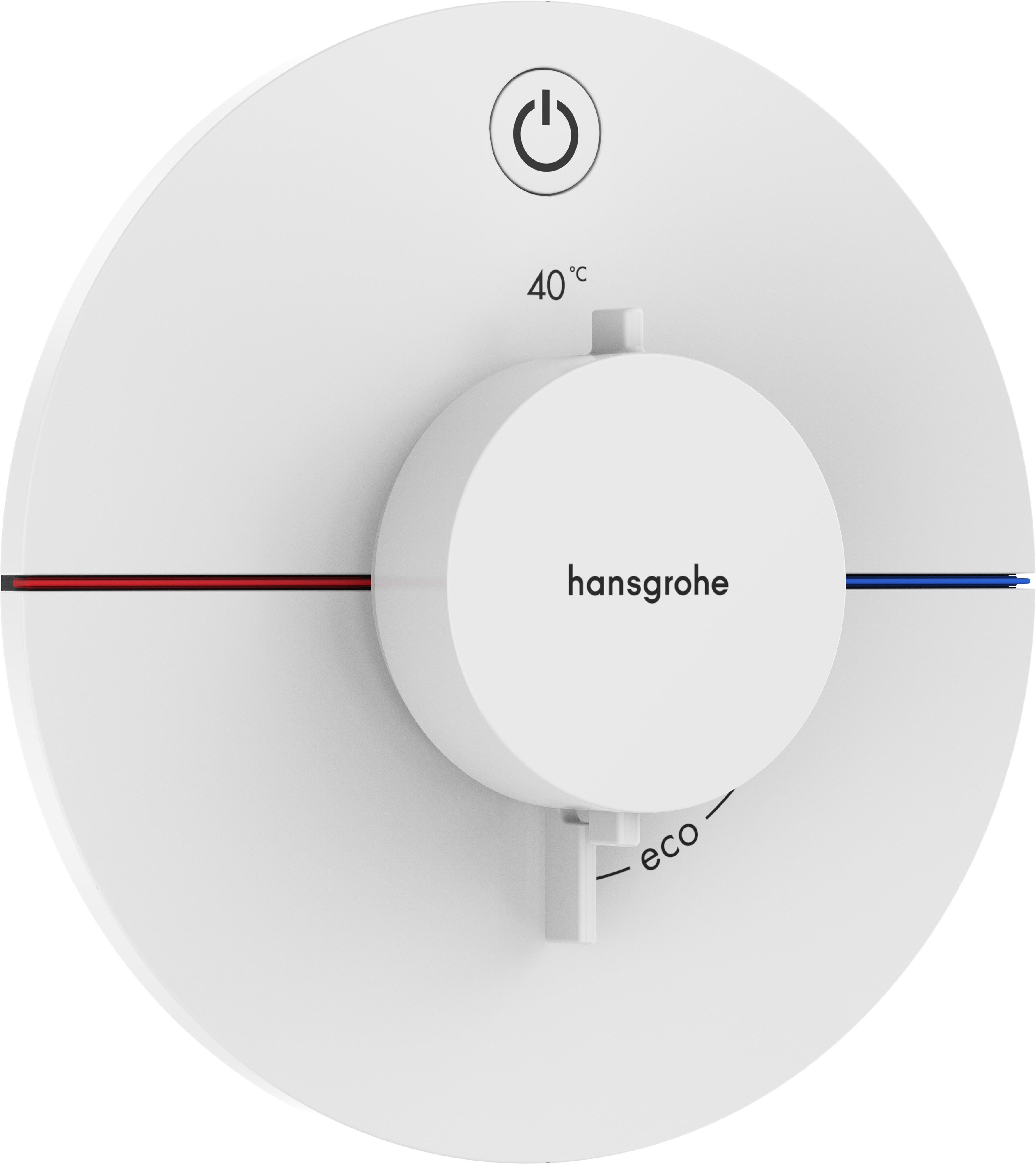 Hansgrohe ShowerSelect Comfort S sprchová batéria podomietková s termostatom biela 15553700