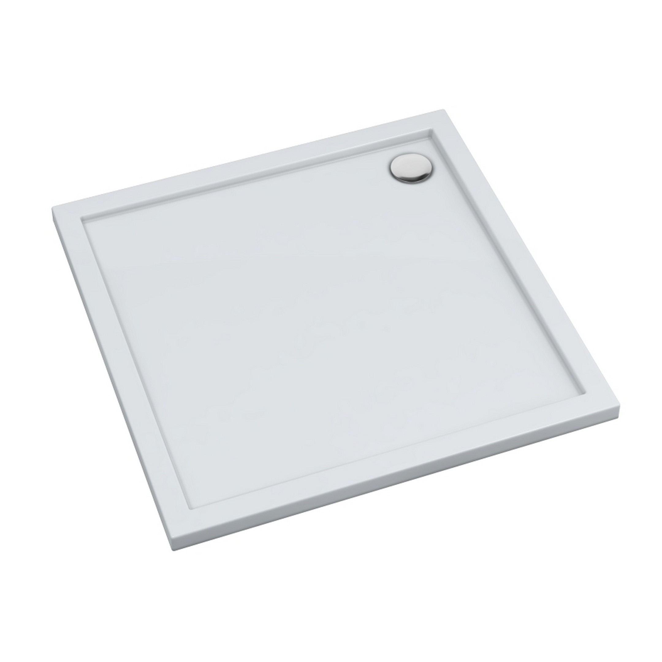 Schedline Sharper štvorcová sprchová vanička 80x80 cm biela 3S.S1K-8080