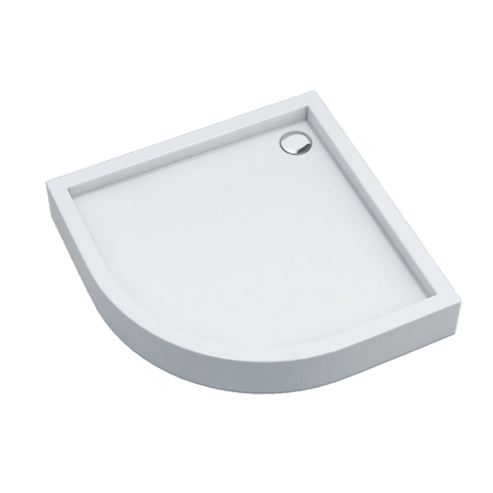 Schedline Favory Plus polkruhová sprchová vanička 90x90 cm biela 3ST.F1O-9090