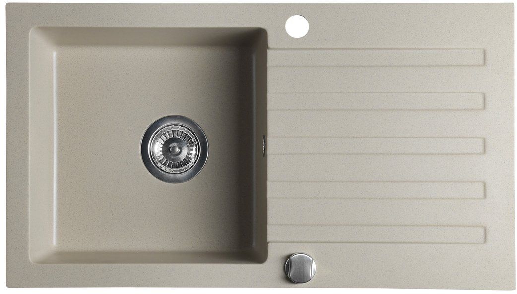 Sapho granitový drez 78x44 cm béžová GR7202