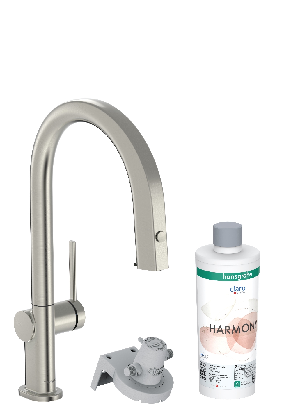 Hansgrohe Aqittura M91 kuchynská batéria s filtrom stojaca ušľachtilá oceľ 76801800