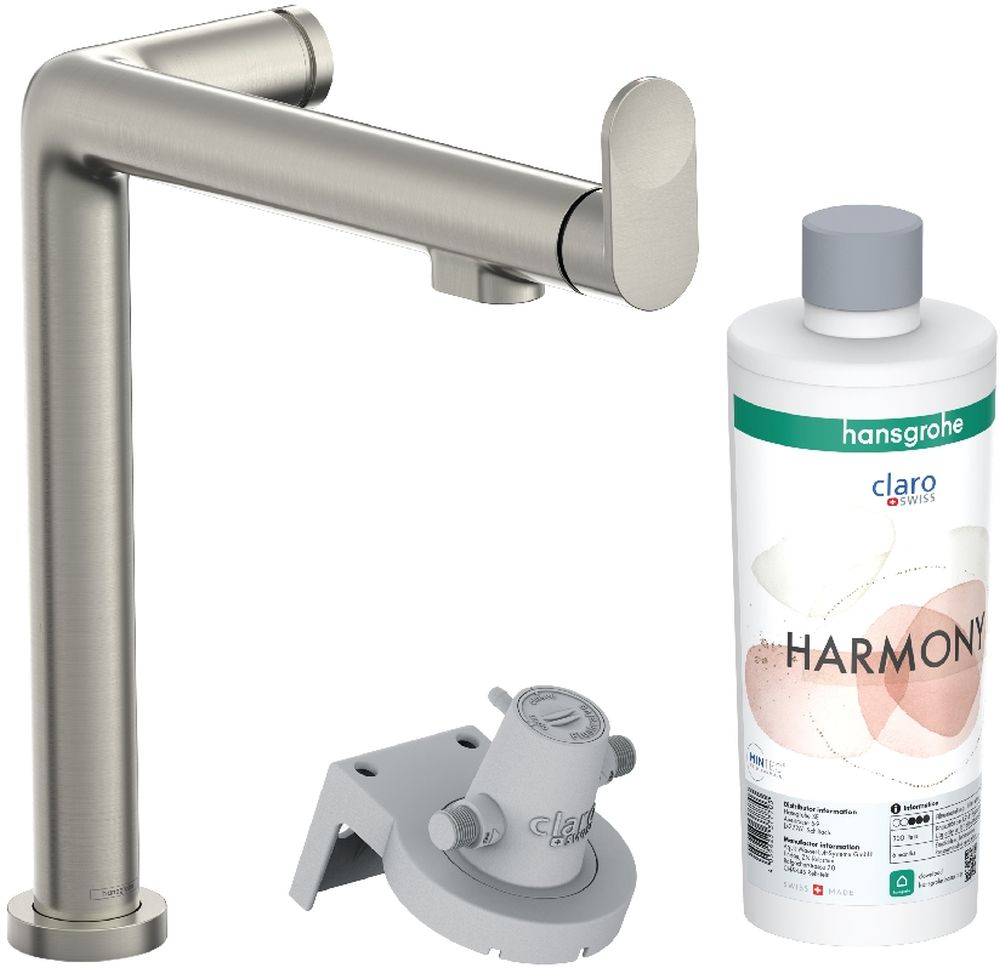 Hansgrohe Aqittura M91 kuchynská batéria s filtrom stojaca ušľachtilá oceľ 76802800