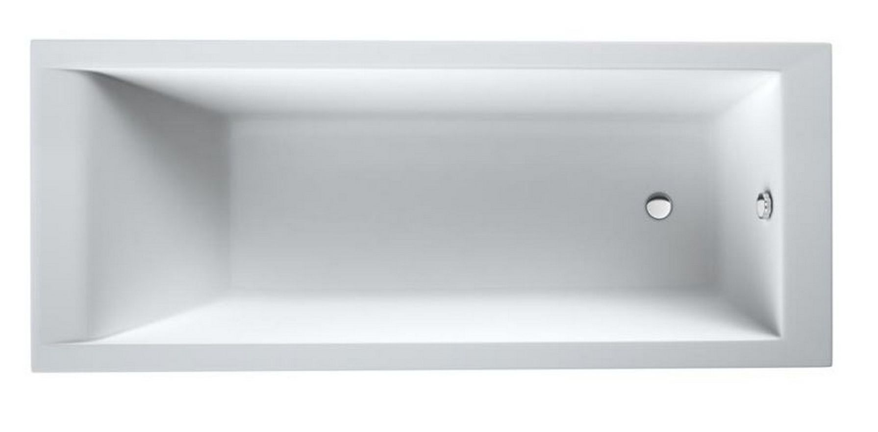 Schedline Maio obdĺžniková vaňa 150x70 cm biela 3WST.M2P-15070